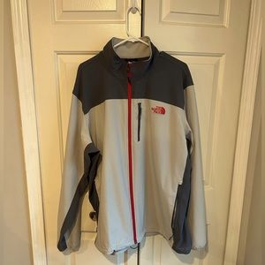 The North Face Nimble Jacket - Mens Gray and Light Gray Full Zip Size XXL
